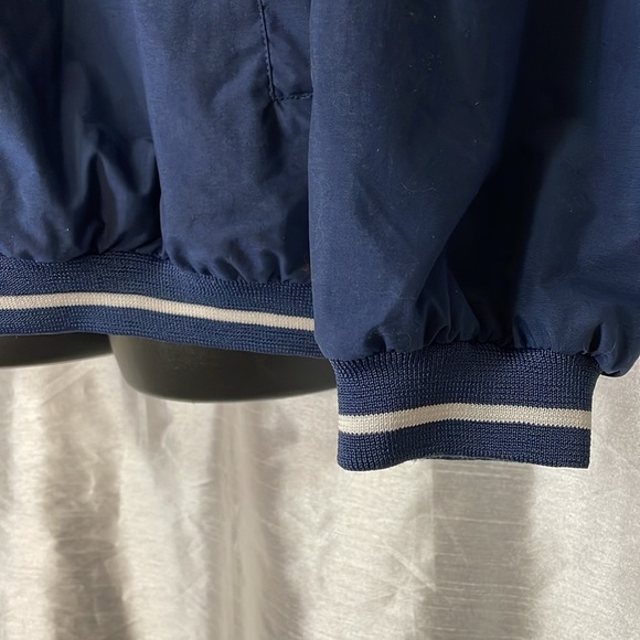 Cooperstown Dreams Park Men’s 2XL Navy V Neck Lined Windbreaker Pullover - Picture 4 of 8